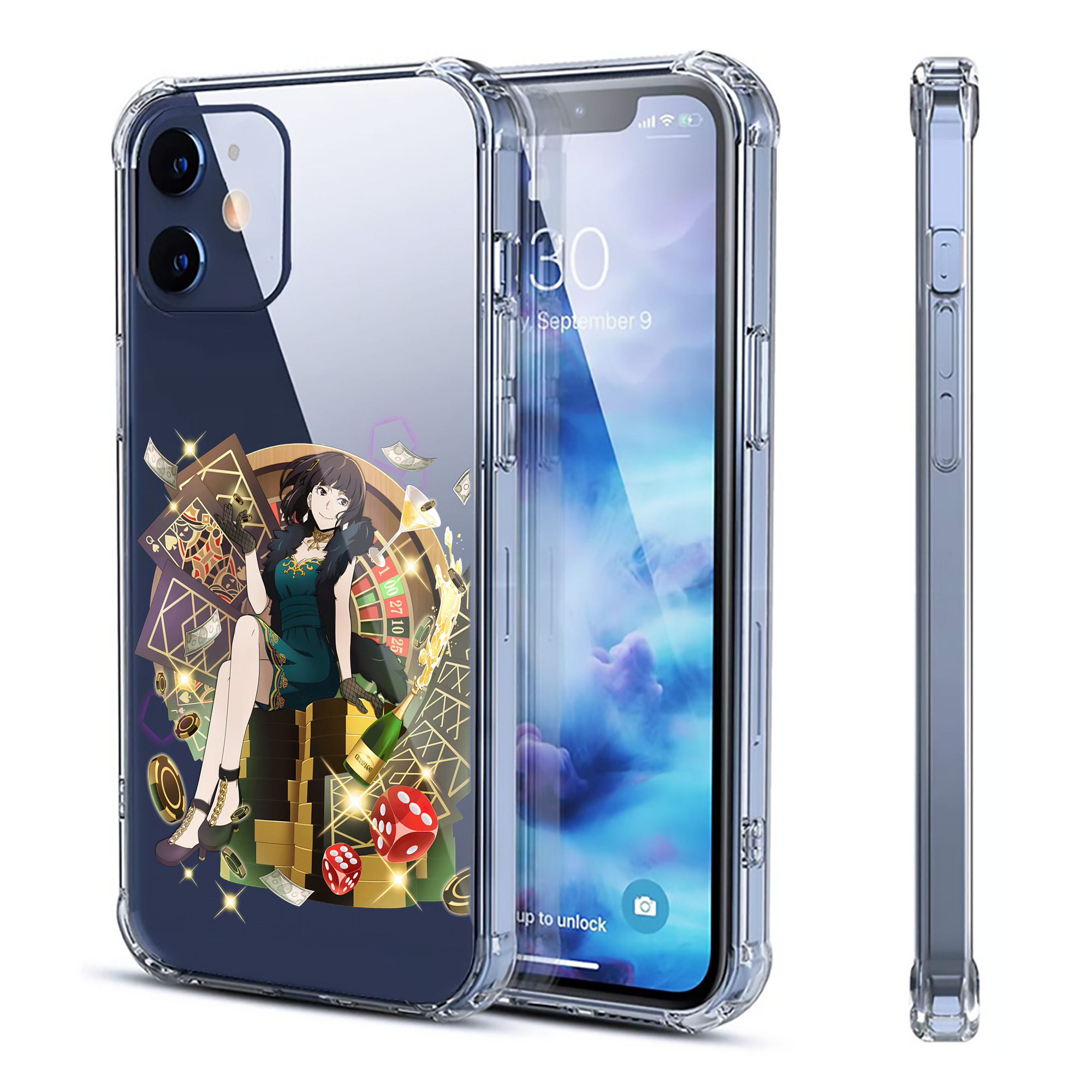 （画像用） 文豪ストレイドッグス Bungo Stray Dogs 【iPhone 12シリーズ対応】透明スマホケース（クリアソフトケース）